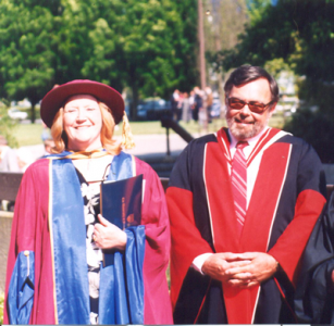 Dr. Ann Hawson and supervisor Dr. Stephen Carey